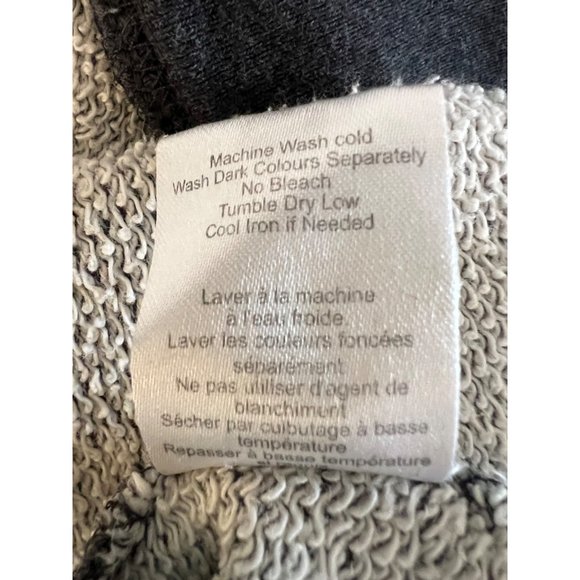 TNA Men's L funnel hoodie sweatshirt gray long sleeve stretch pop over - Picture 9 of 9